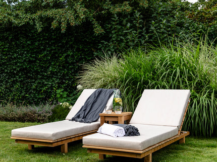 Wolfwood tuinmeubelen James sunlounger | met of zonder kussen