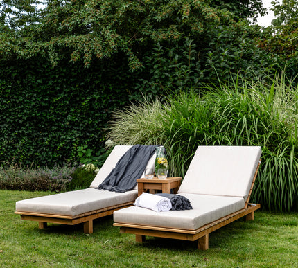 Wolfwood tuinmeubelen James sunlounger | met of zonder kussen