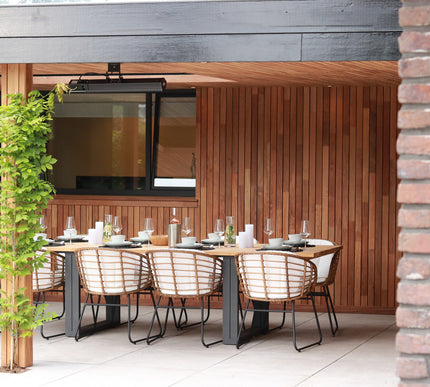Wolfwood tuinmeubelen Noosa tuintafel | 240 x 100 cm