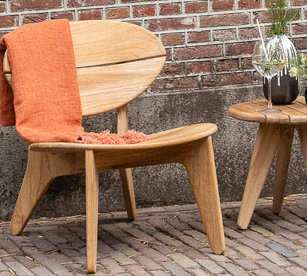 Wolfwood tuinmeubelen Norden bijzettafel | Teakhout | Rond