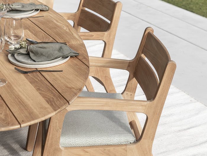 Wolfwood tuinmeubelen Norden dining chair teak