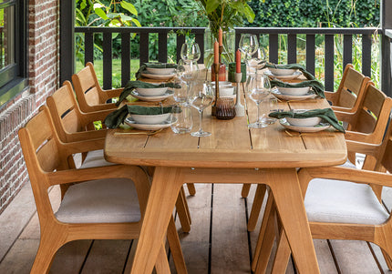 Wolfwood tuinmeubelen Norden dining chair teak