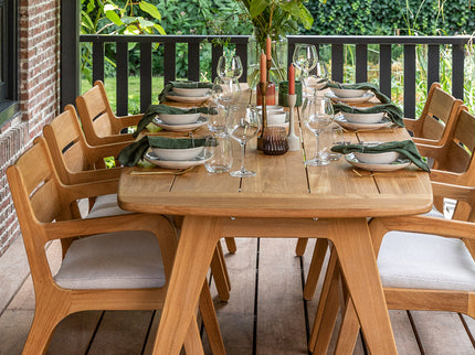 Wolfwood tuinmeubelen Norden dining chair teak