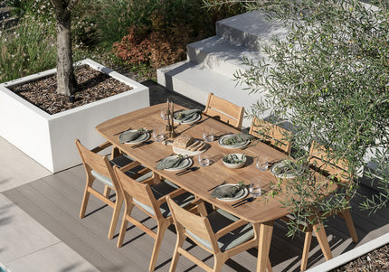 Wolfwood tuinmeubelen Norden dining chair teak