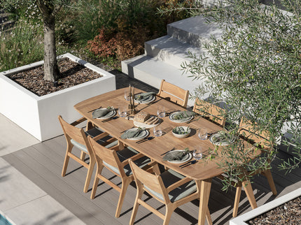 Wolfwood tuinmeubelen Norden dining chair teak