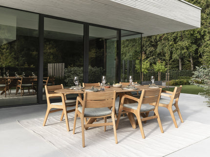 Wolfwood tuinmeubelen Norden dining chair teak