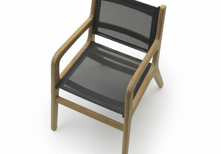 Wolfwood tuinmeubelen Norden dining tuinstoel met textileen