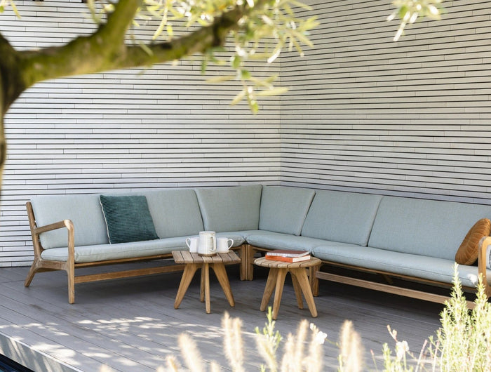 Wolfwood tuinmeubelen Norden loungeset | grote hoekopstelling