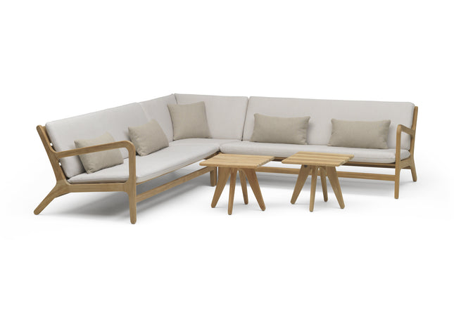 Wolfwood tuinmeubelen Norden loungeset | kleine hoekopstelling
