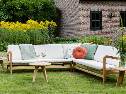 Wolfwood tuinmeubelen Norden loungeset | kleine hoekopstelling