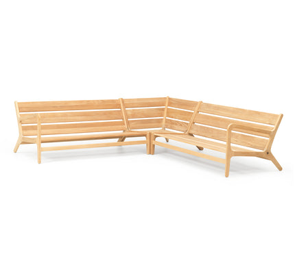 Wolfwood tuinmeubelen Norden loungeset | kleine hoekopstelling