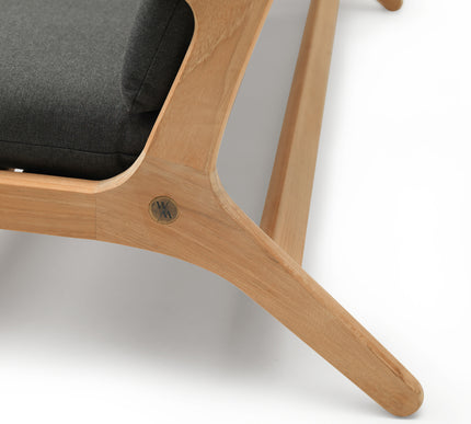 Wolfwood tuinmeubelen Norden loungeset | kleine hoekopstelling