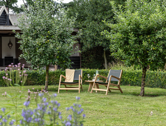 Wolfwood tuinmeubelen Norden loungestoel | Textileen zitting en rug