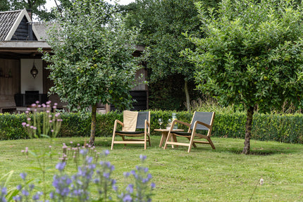Wolfwood tuinmeubelen Norden loungestoel | Textileen zitting en rug