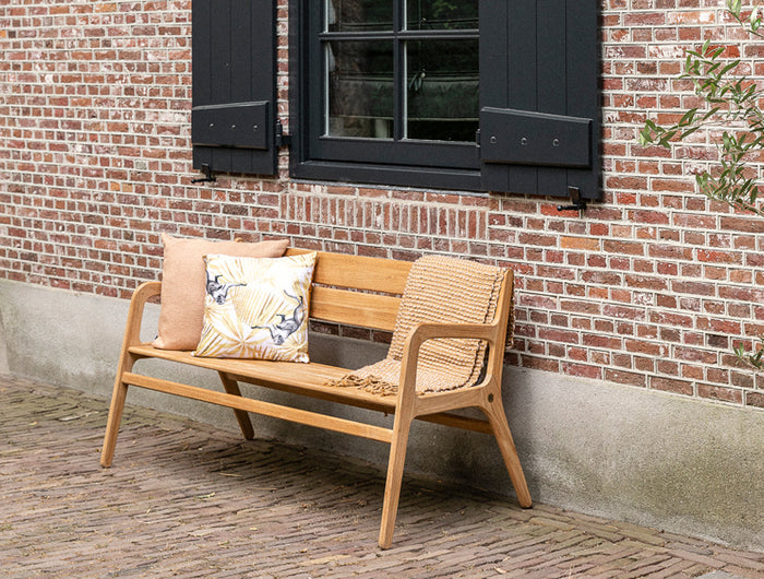 Wolfwood tuinmeubelen Norden teak tuinbank | 166 cm