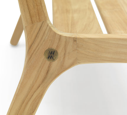 Wolfwood tuinmeubelen Norden teak tuinbank | 166 cm