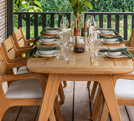 Wolfwood tuinmeubelen Norden tuintafel | 2 maten