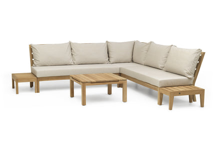 Wolfwood tuinmeubelen Porto lounge-dining set | Opstelling 5