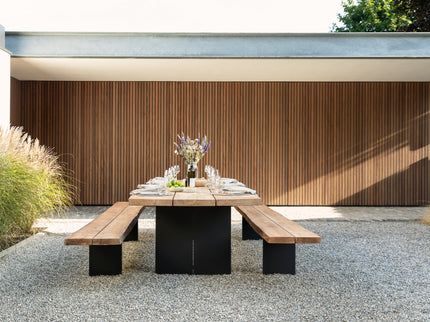 Wolfwood tuinmeubelen The Plank tuinbank | 330 x 42,5 cm